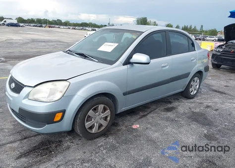 2008 Kia Rio Lx z USA, uszkodzony, nr VIN KNADE123X86357062